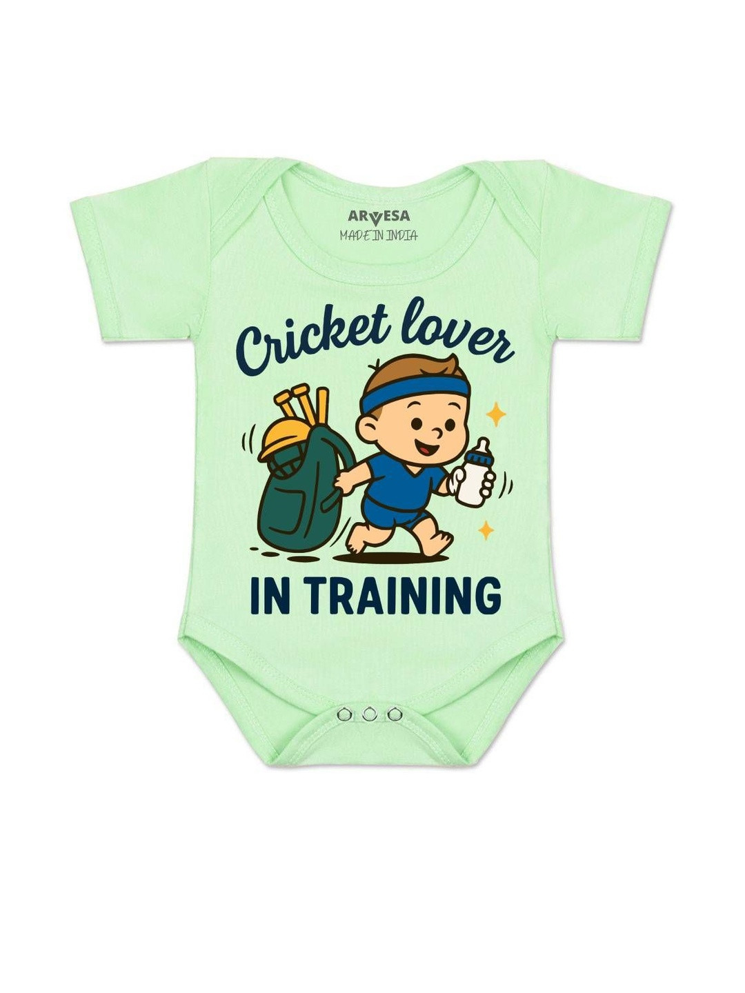 Cricket Lover Printed Romper