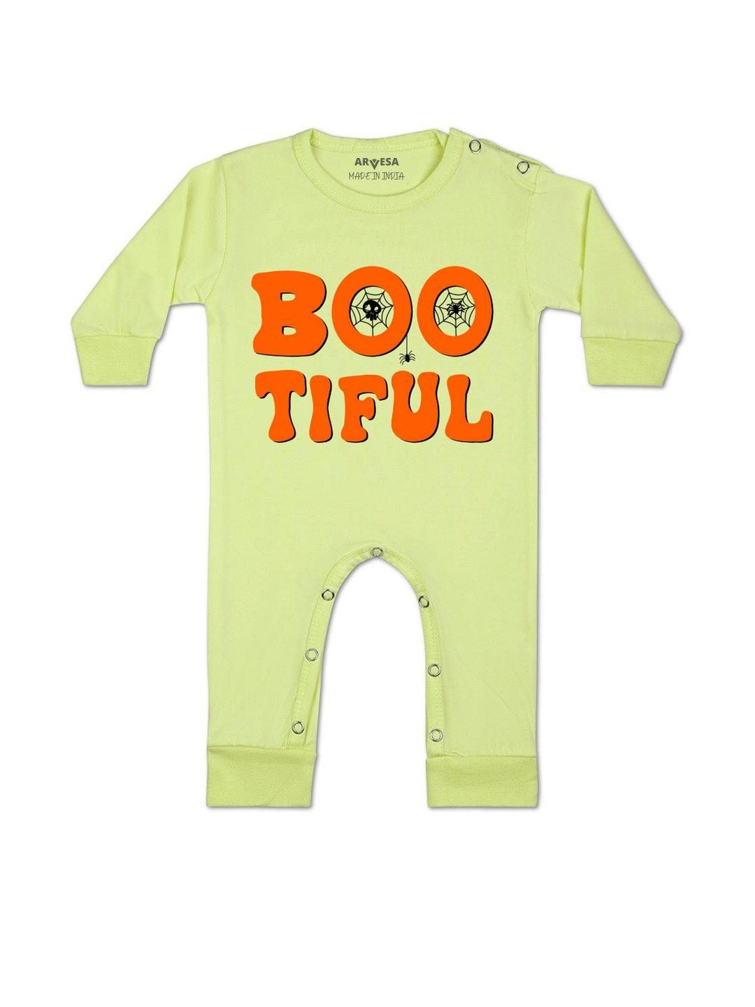 My First Halloween Printed Baby Rompers