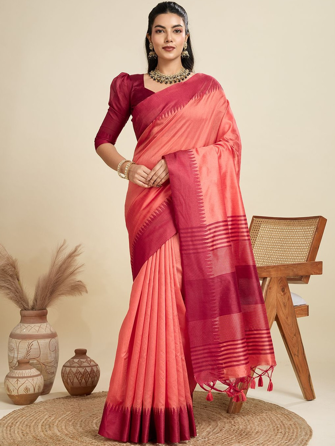 Panzora Temple Weaving Saree