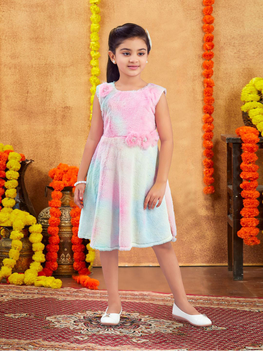 BAESD Pure Gilrs Fit & Flare Dress