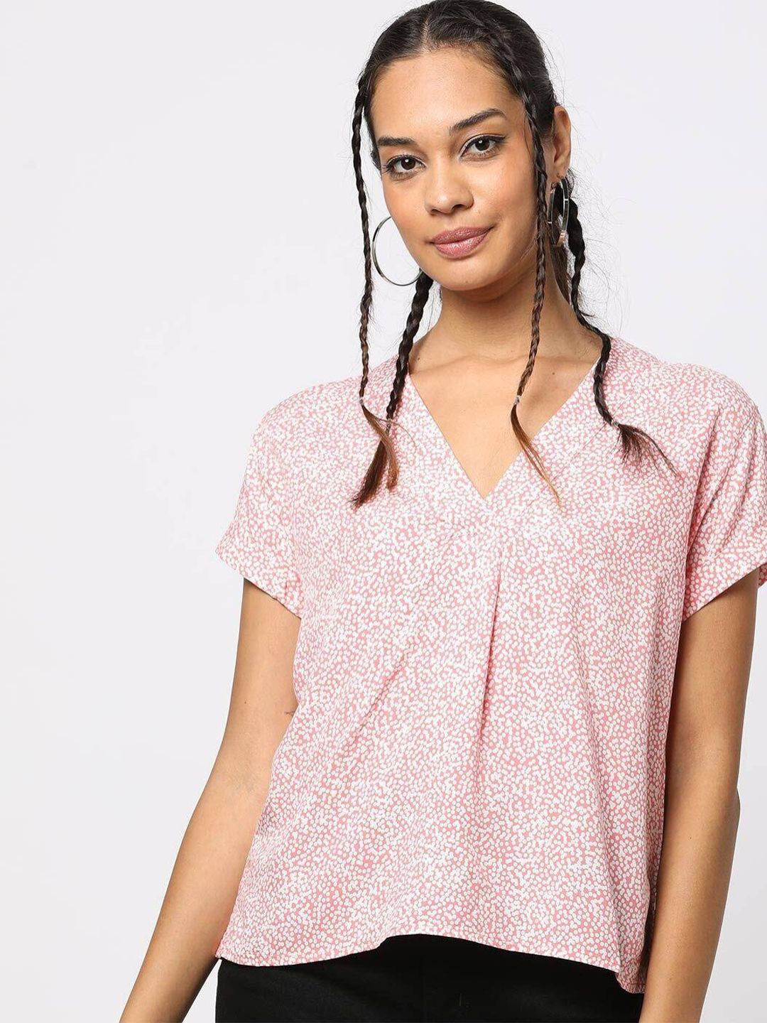 GAP Printed V-Neck Tops