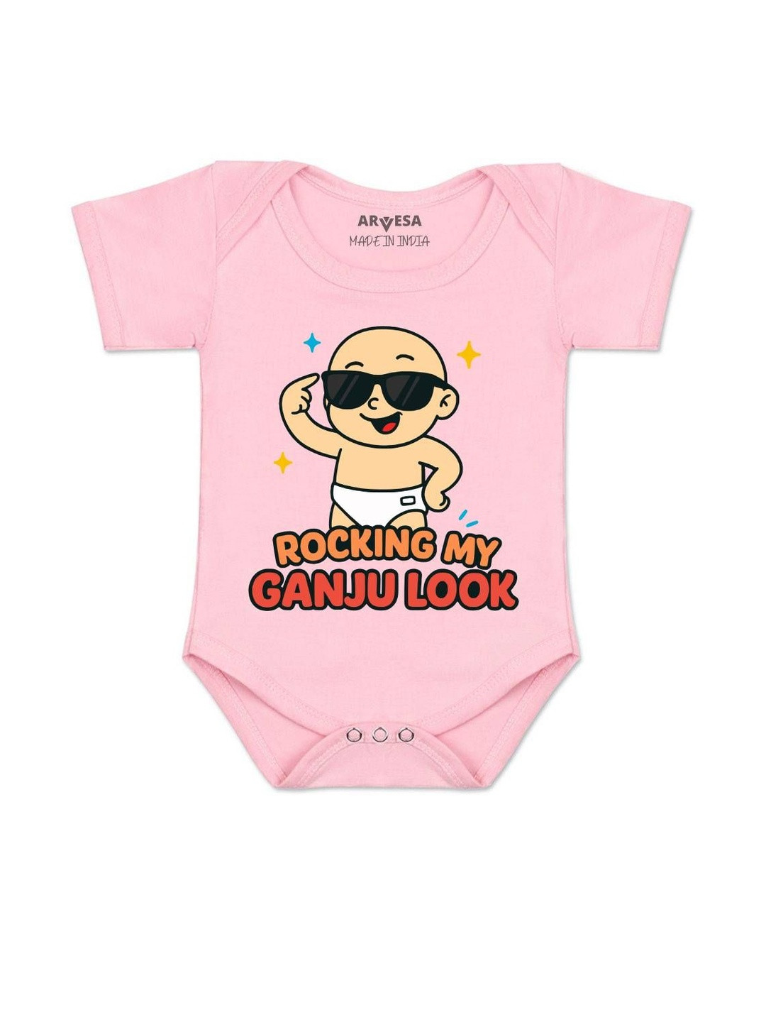 Rocking My Ganju Look Printed Romper