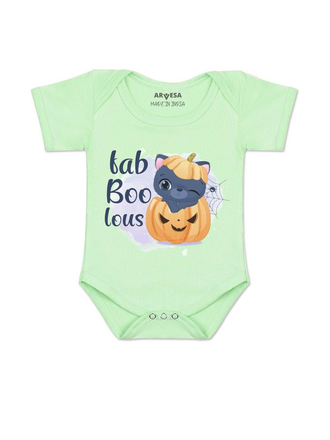 My First Halloween Printed Romper