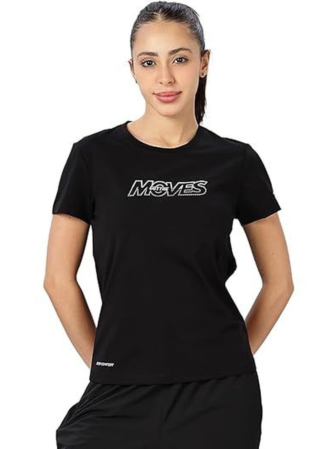 Xtep Typography Printed Round Neck Motion Dry Cotton T-shirt