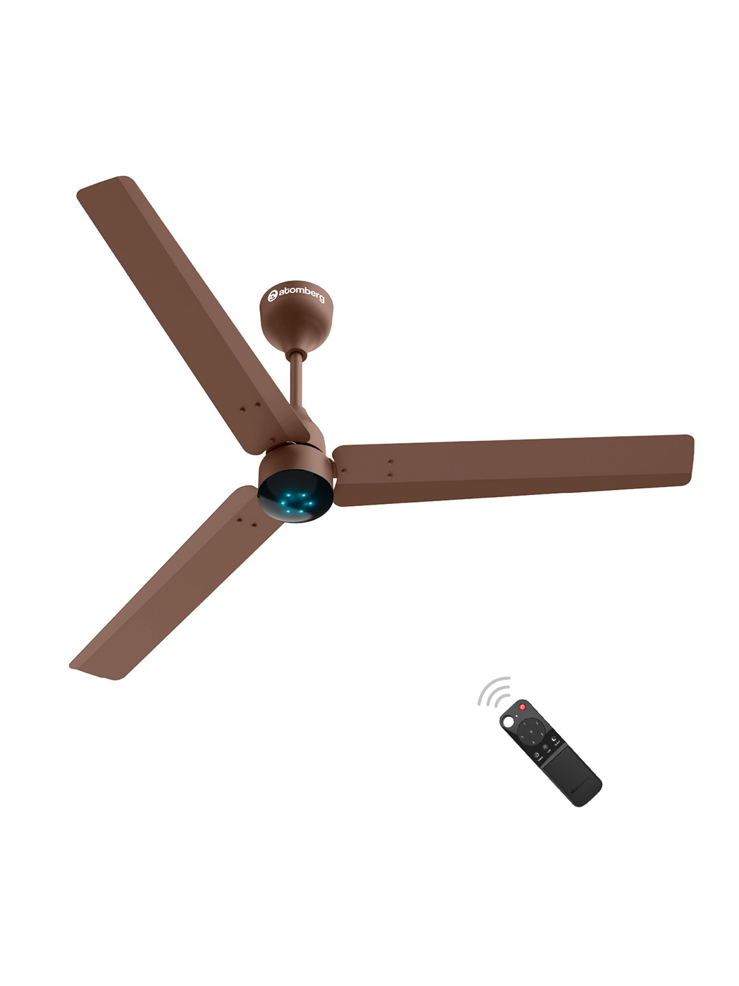 Atomberg Renesa Matte Brown 1200mm LED Indicators BLDC Ceiling Fan with IoT & Remote