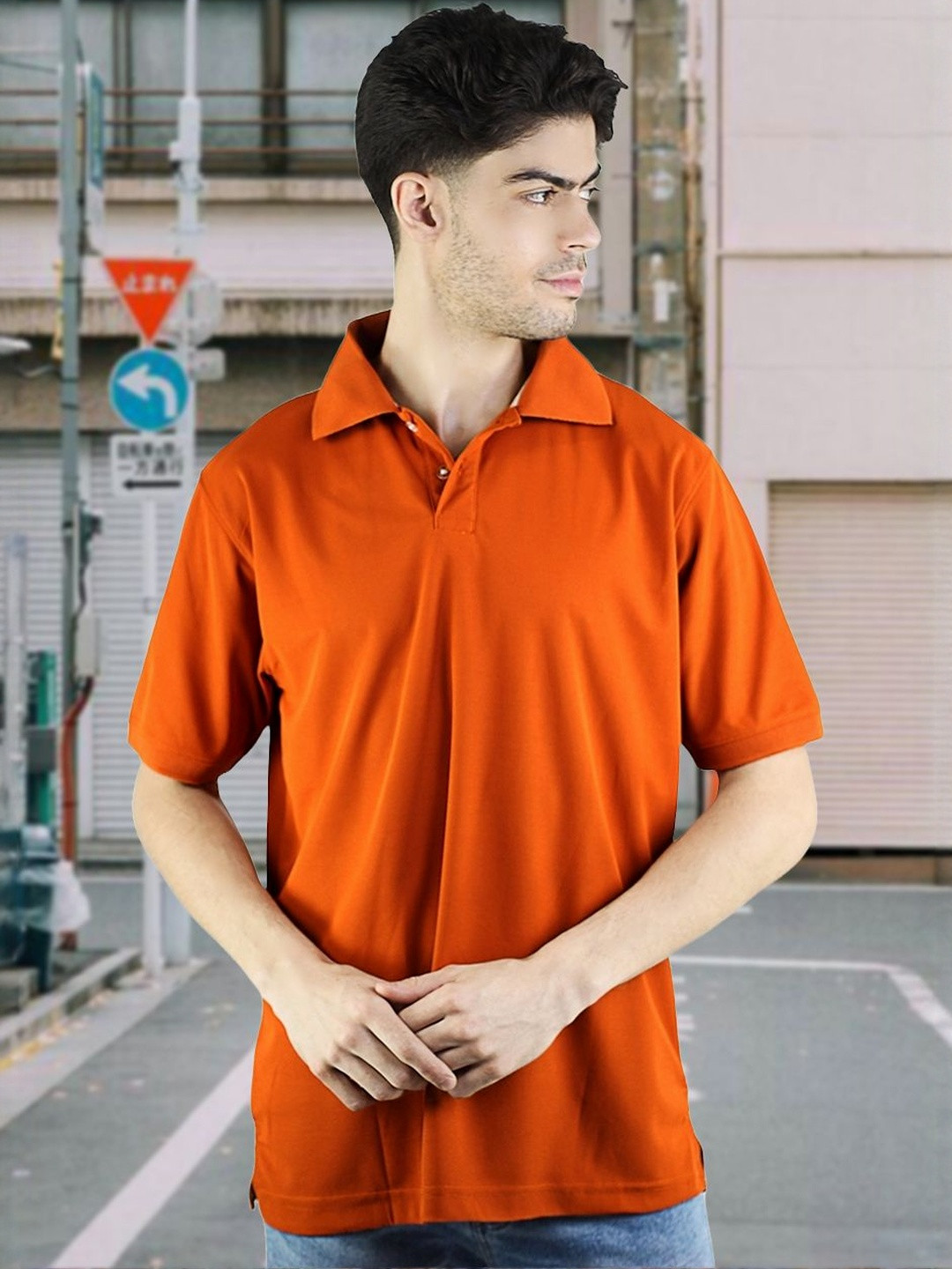 ARTYSKA Men Solid Performance Polo Collar T-shirt
