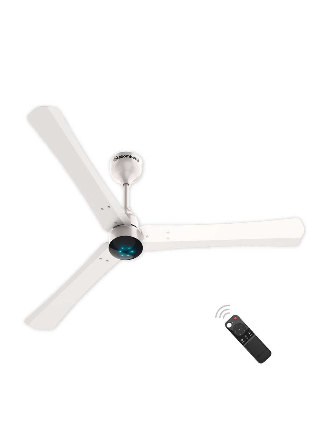 Atomberg Renesa+ Pearl White 1200mm BLDC BEE 5 star Ceiling Fan with Remote Control