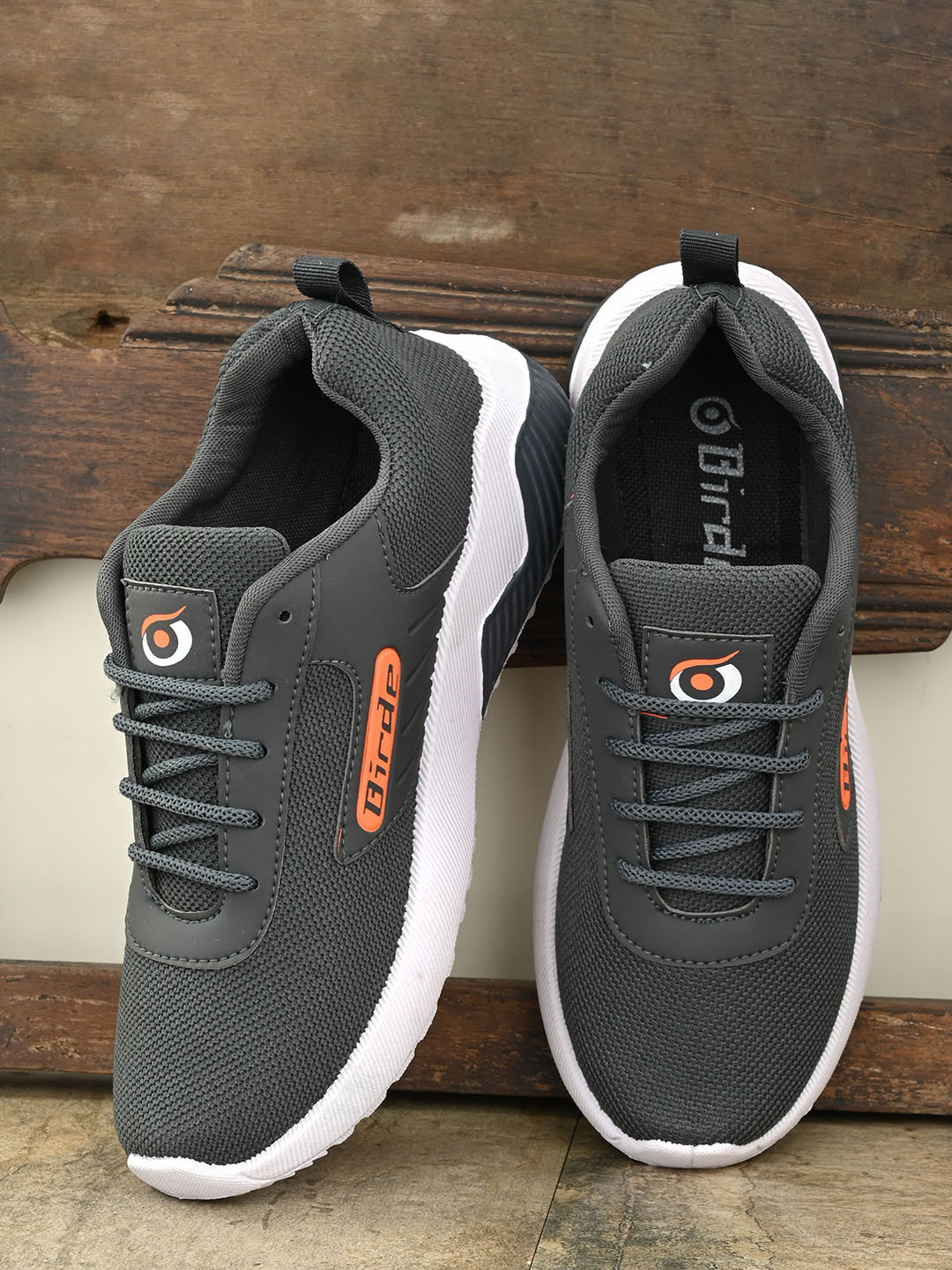 BIRDE Men Woven Lightweight Breathable Sneakers