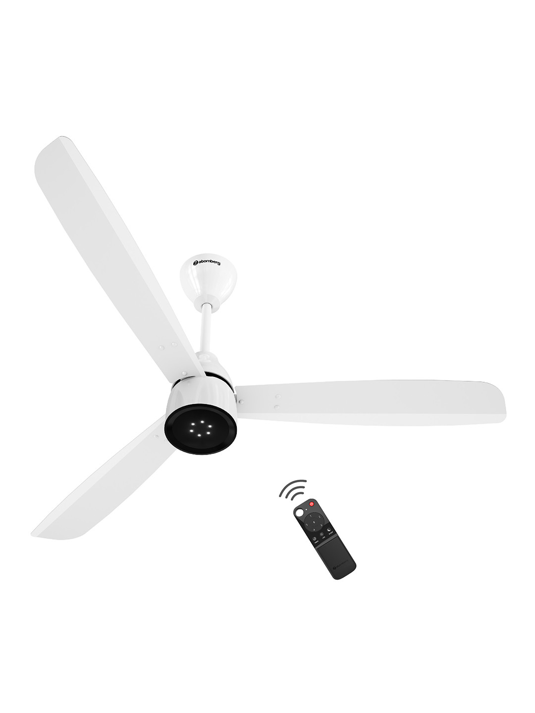 Atomberg Gloss White  5 star Renesa Enzel 1200mm BLDC Ceiling Fan with Remote ControlBEE