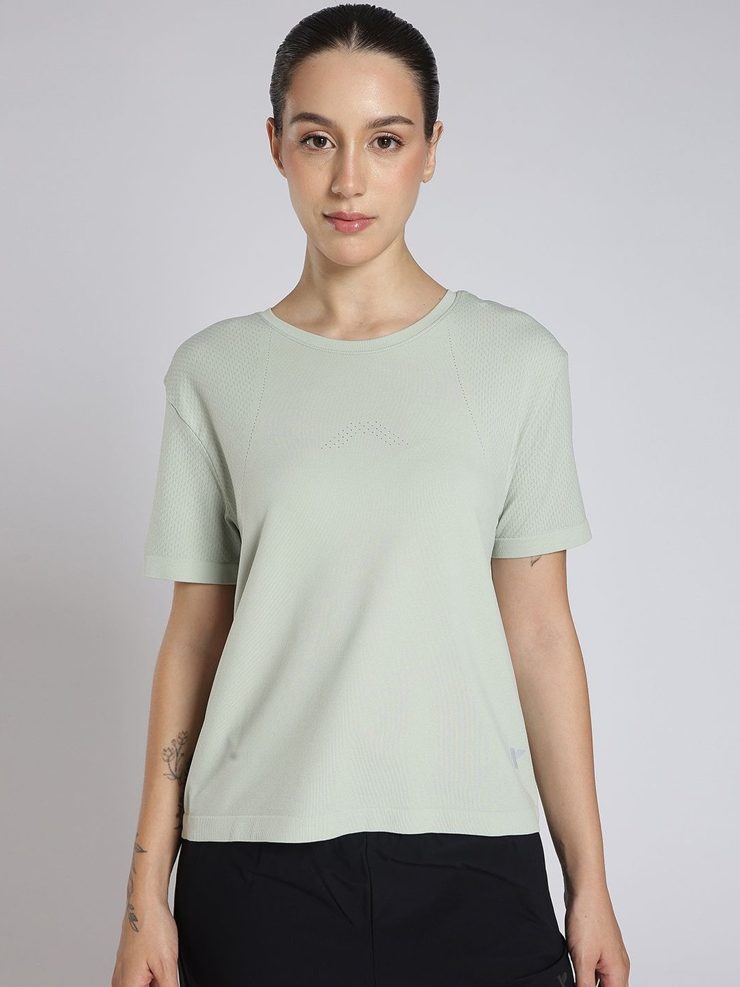 Xtep Self Design Round Neck Motion Dry T-shirt