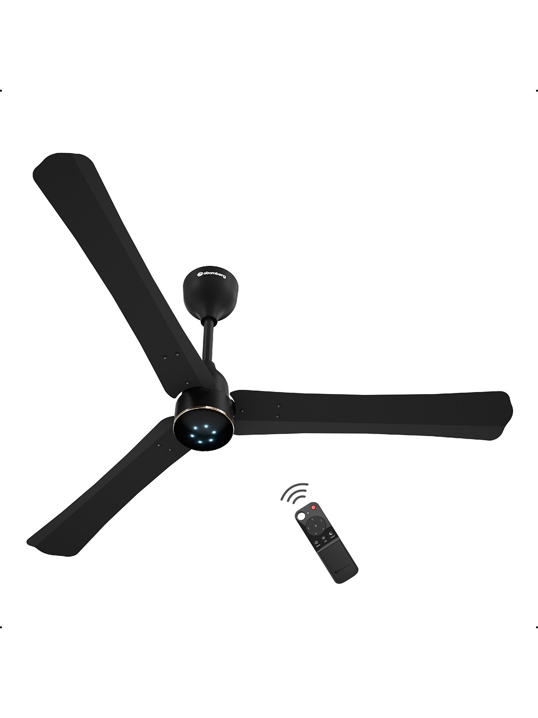 Atomberg Black 5 star Renesa Halo Smart 1200mm BLDC Ceiling Fan with IoT & Remote