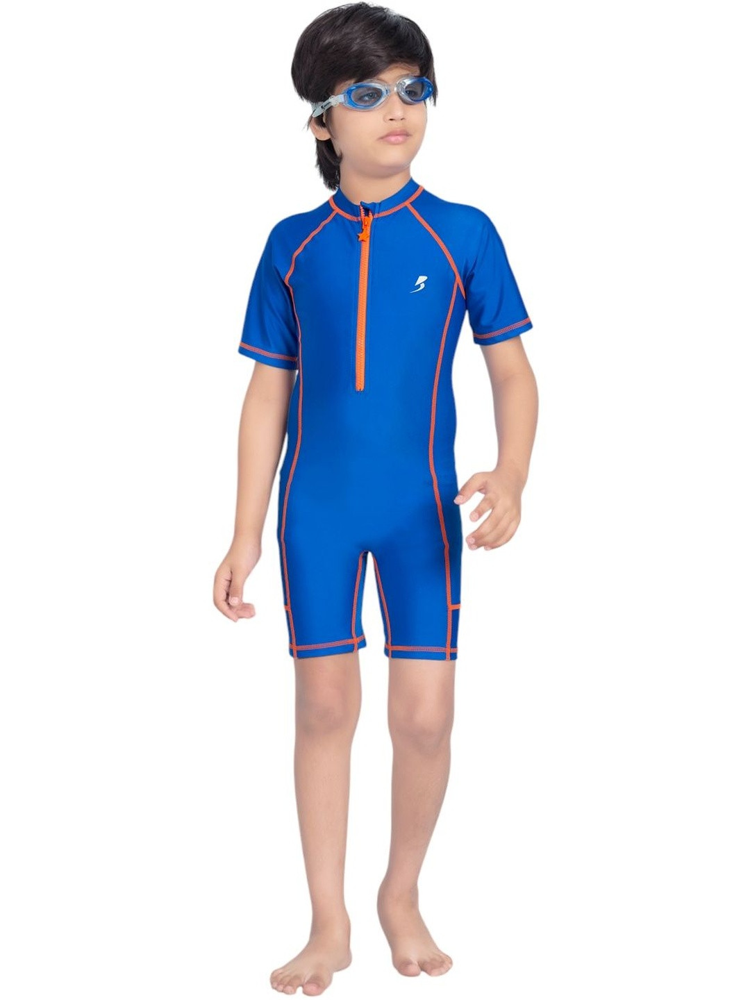 Muhuratam Boys Sports Wear Swim Suit With Goggle
