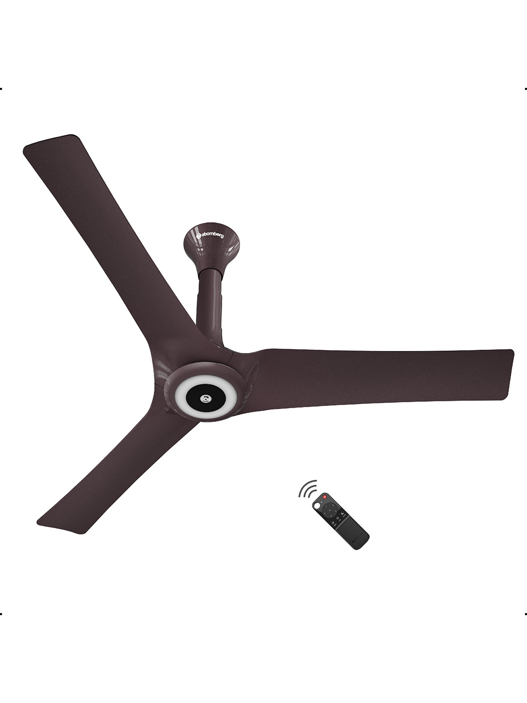 Atomberg Umber Brown Aris Starlight Smart 1200mm BLDC Ceiling Fan with IoT & Remote