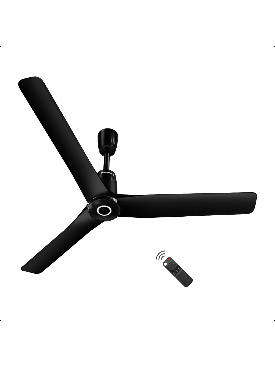 Atomberg Aris Contour Smart 1200mm BLDC Ceiling Fan with IoT & Remote Black