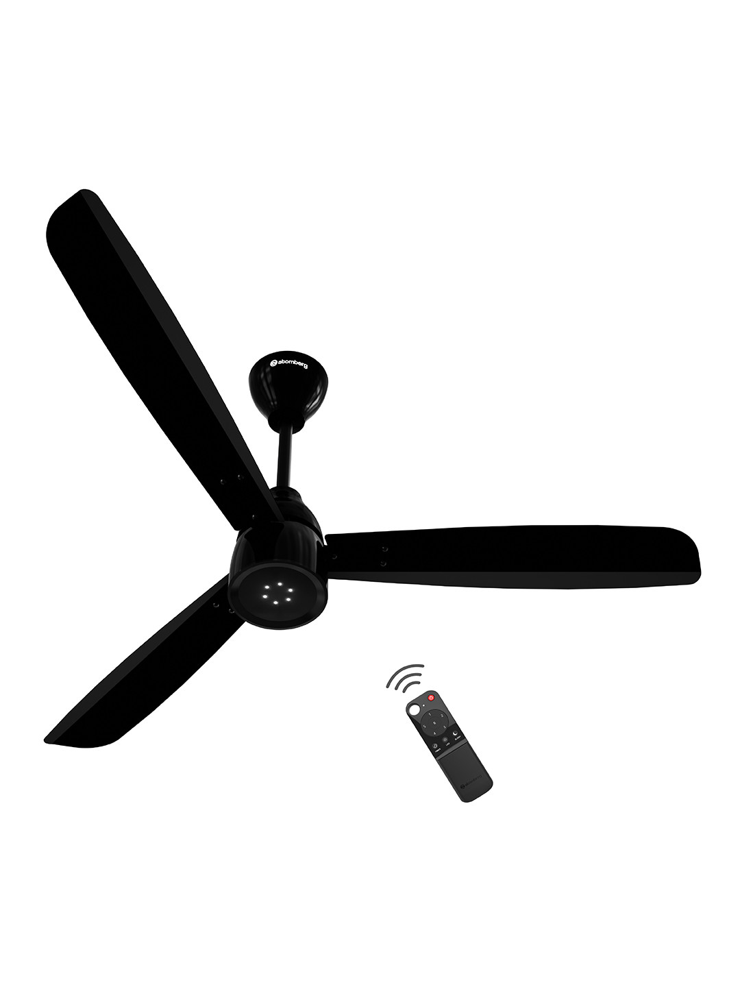 Atomberg Gloss Black 5 star Renesa Enzel 1200mm BLDC Ceiling Fan with Remote ControlBEE