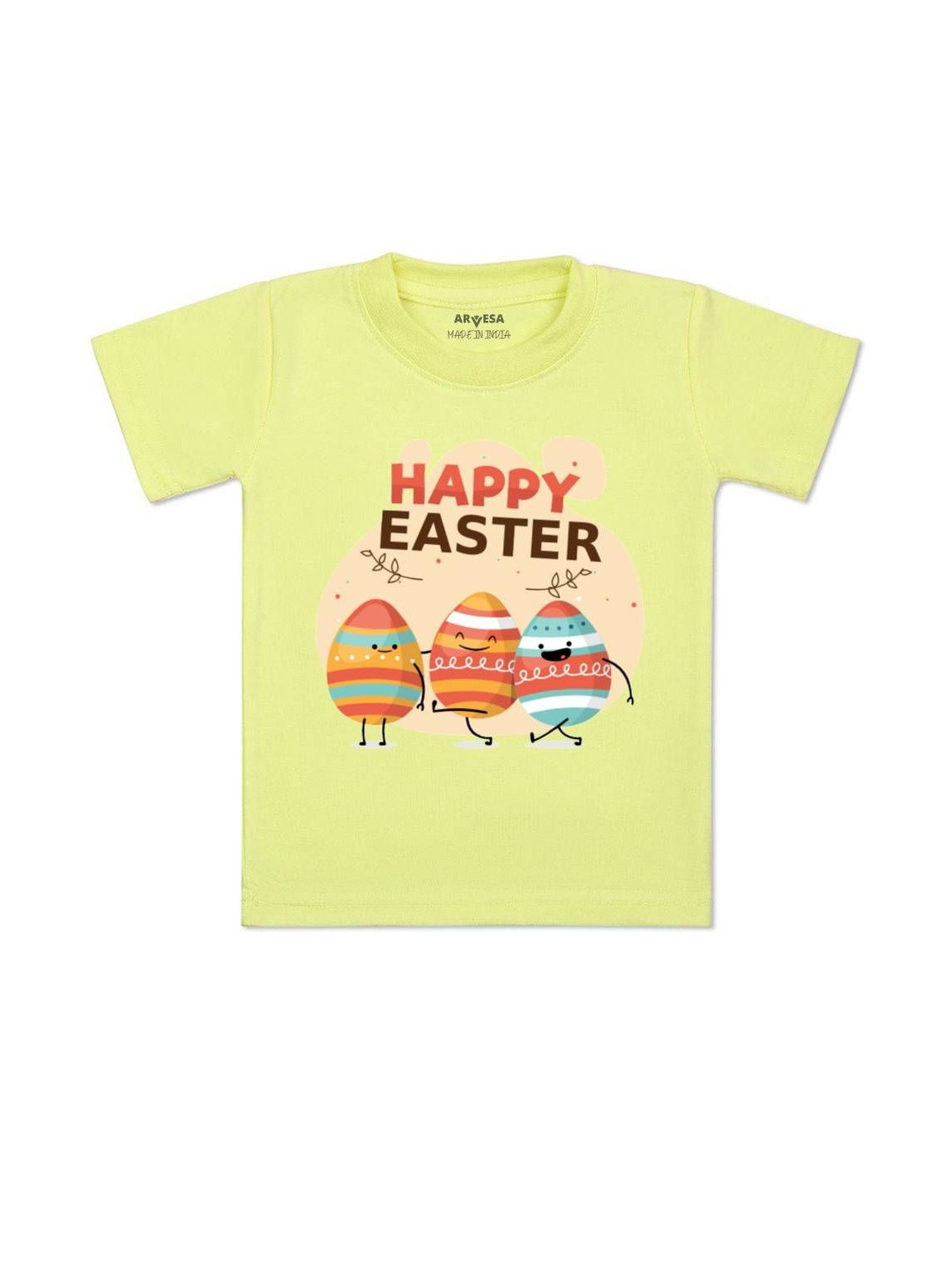 Happy Easter Printed Kids Tshirt