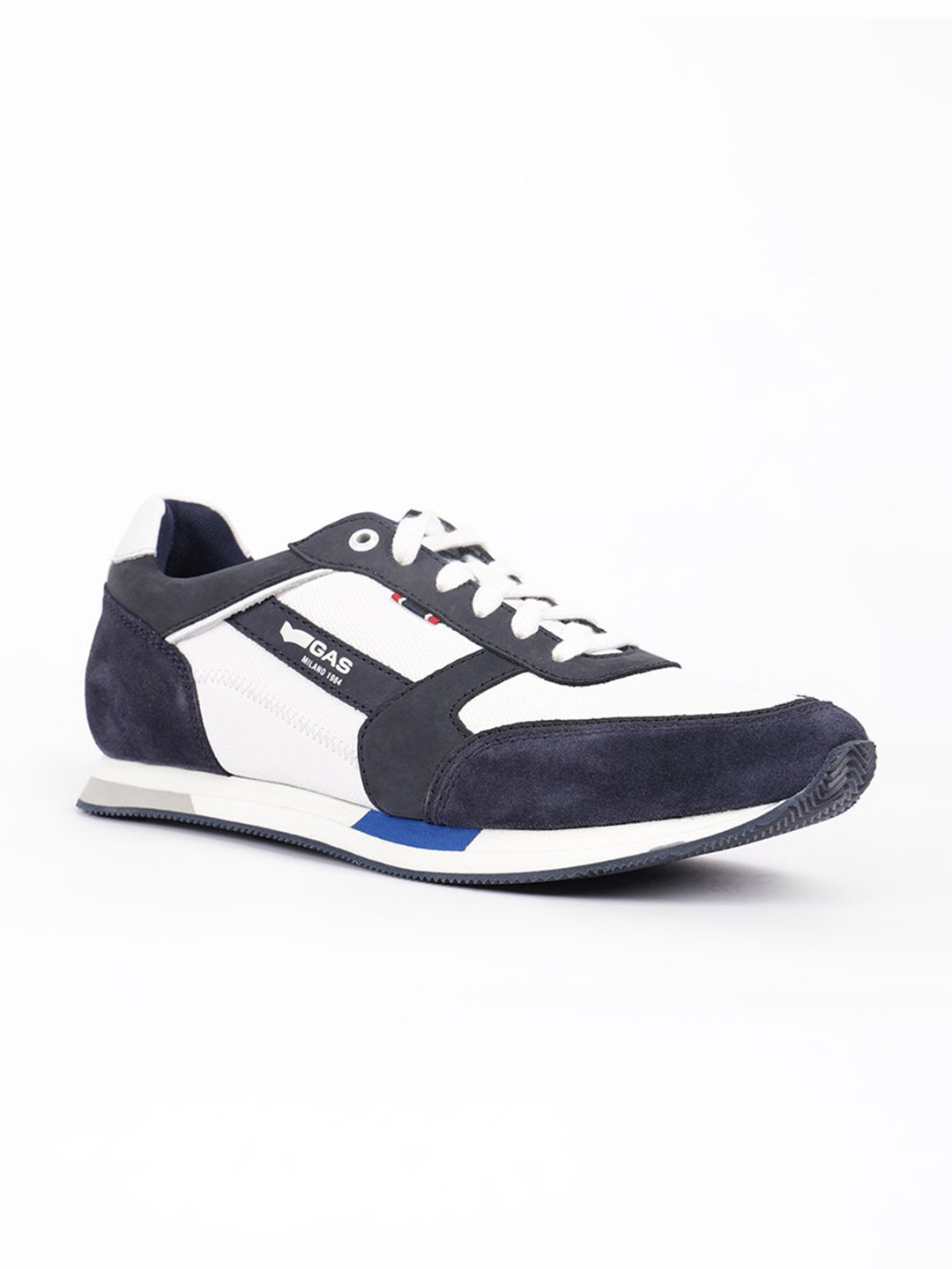 GAS Men Lace-Up Leather Sneakers