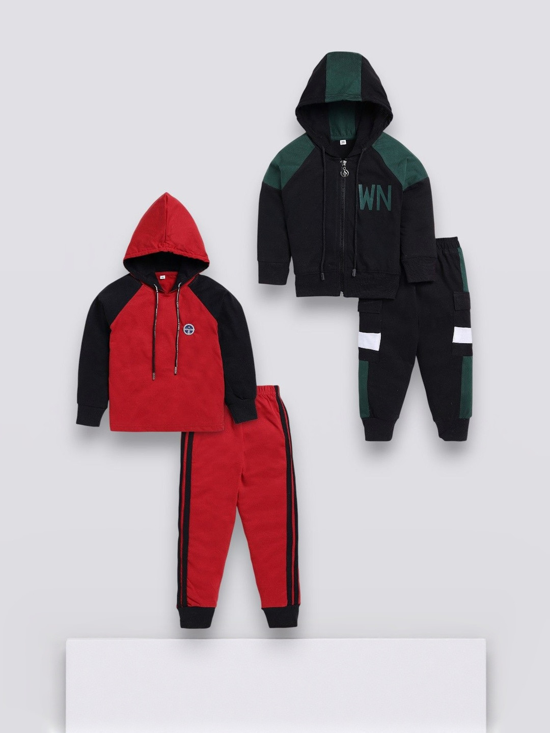 Kids Pack Of 2 Pure Cotton T-Shirt & Pant Combo Set