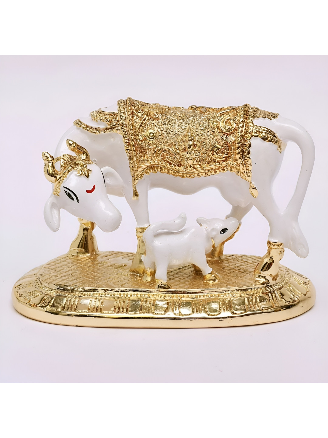 Funku Fashion White & Gold Plated Religious Idol Showpiece