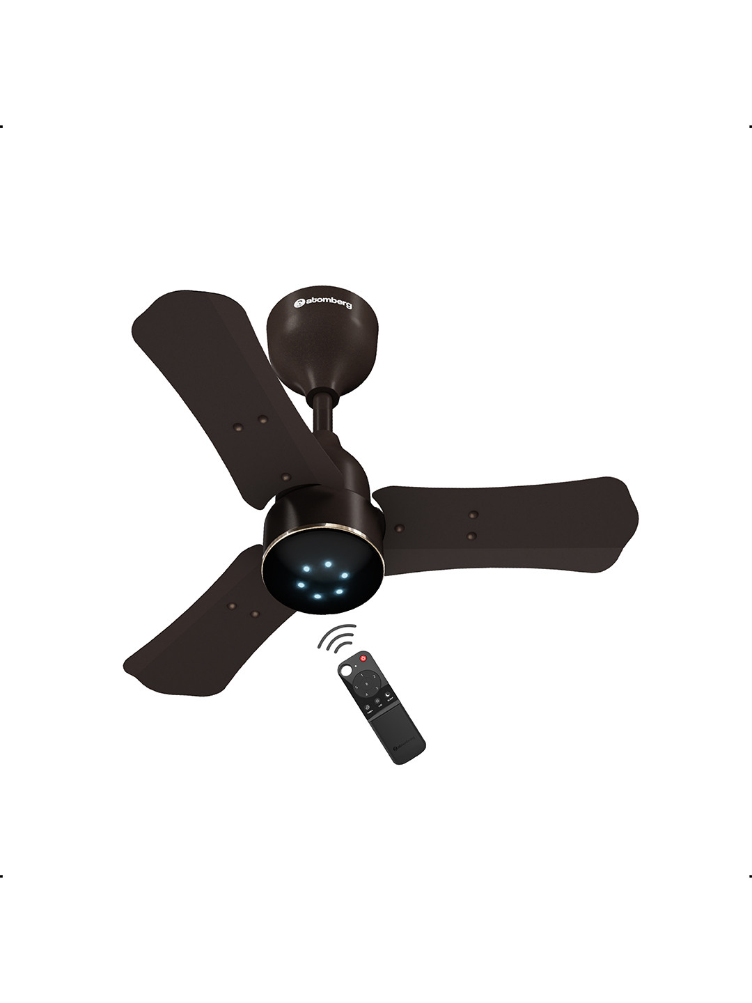 Atomberg Renesa Halo Blaze Brown 600mm BLDC 5 star Smart Ceiling Fan with IoT & Remote