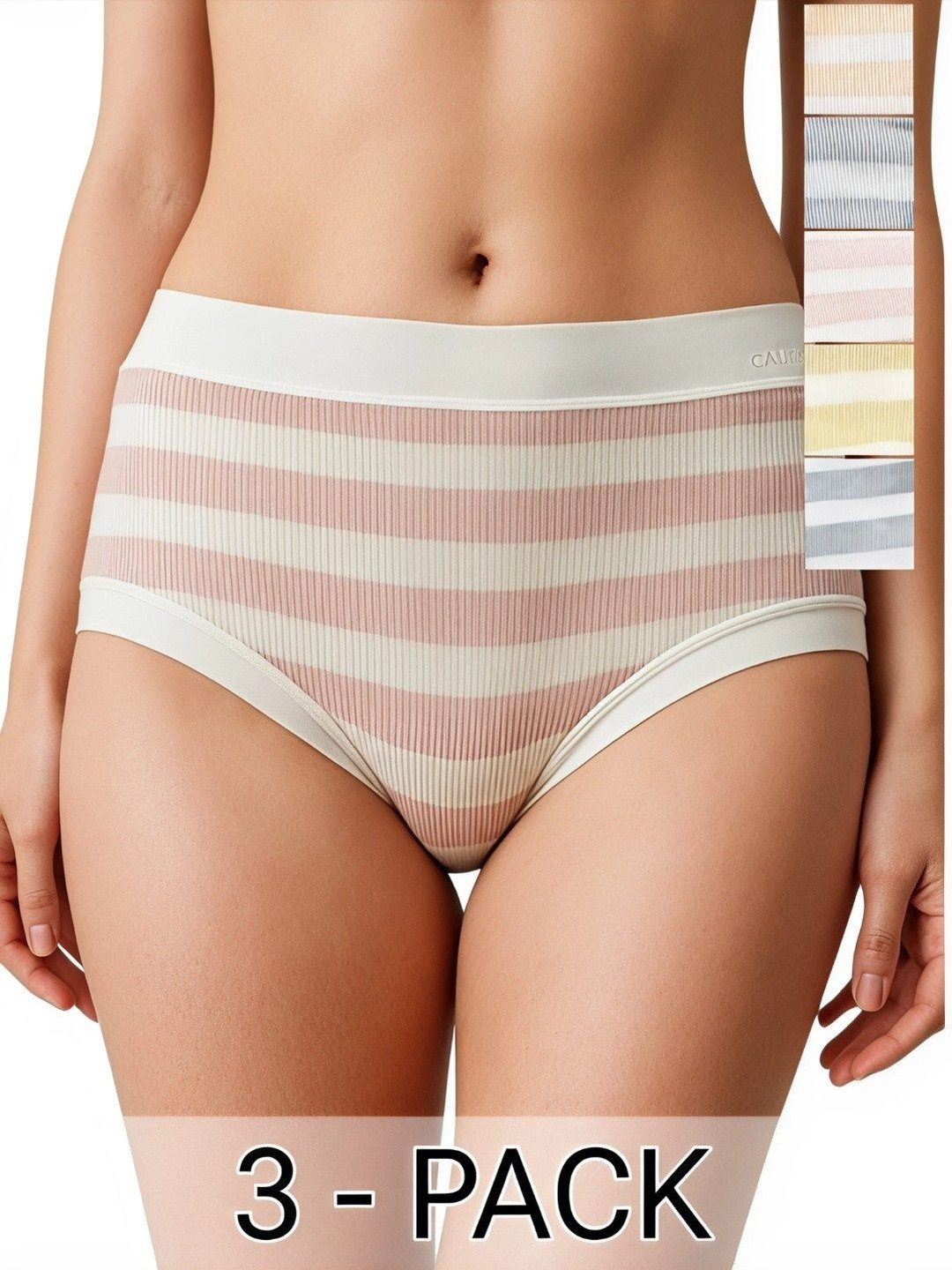 Blush Lado Womens Mid Waist Hipster Panty Comfort Fit