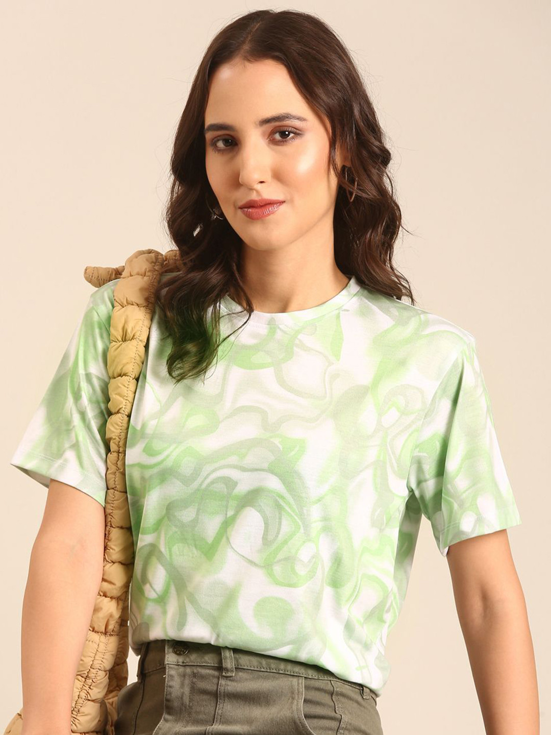 MARCA Disati Tie and Dye Dyed Round Neck T-shirt