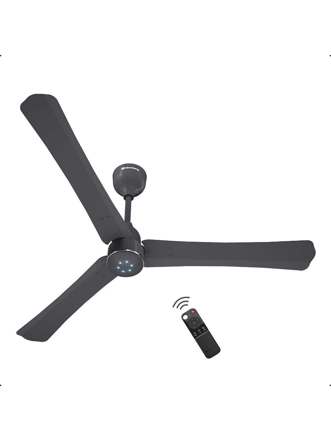 Atomberg Pebble Grey 5 Star Renesa Halo Smart 1200mm BLDC Ceiling Fan with IoT & Remote