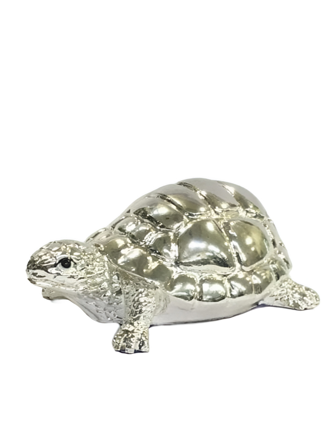 Funku Fashion Silver Plated Tortoise Turtle Religious Figurine Showpiece