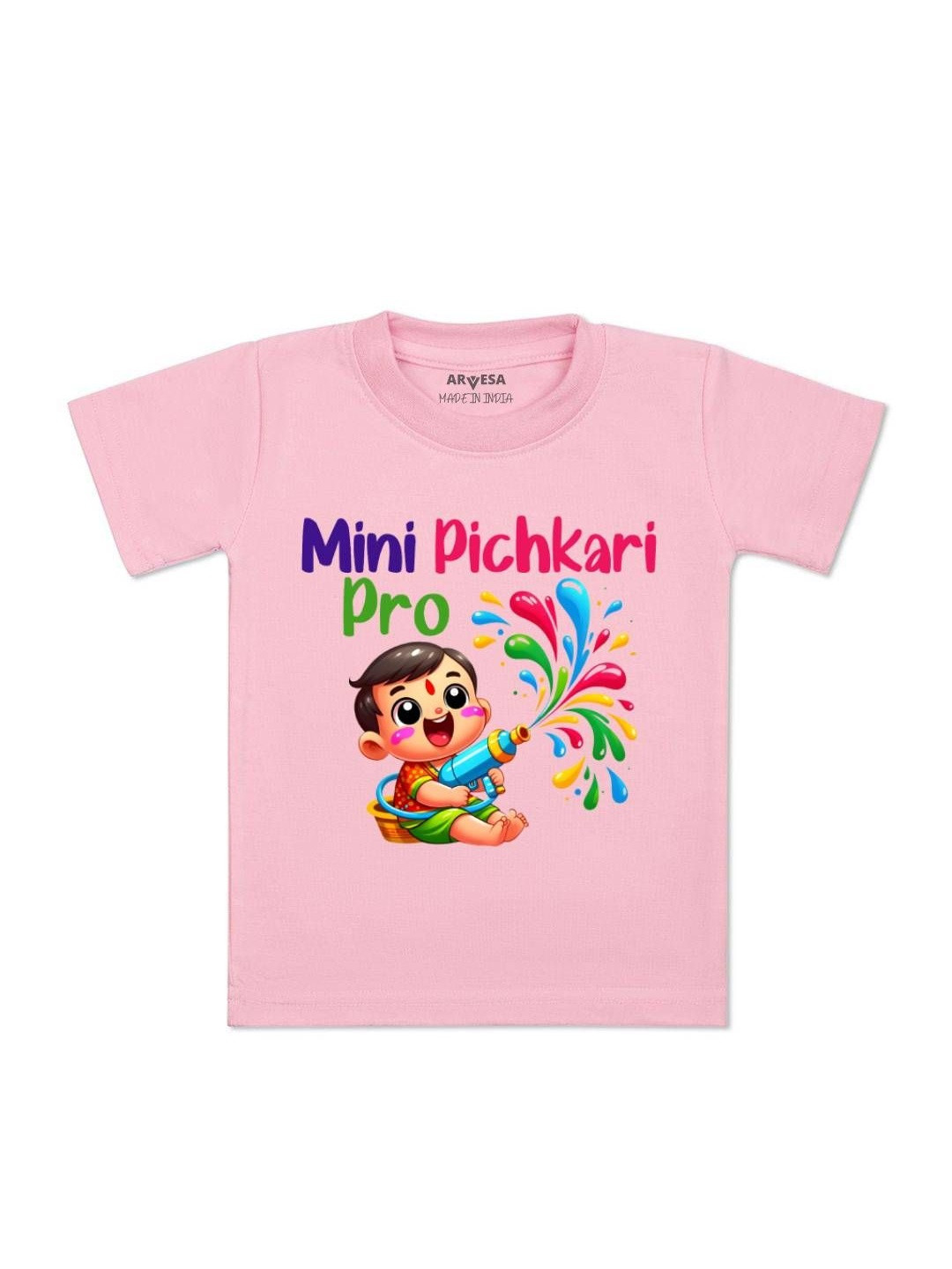 Pichkari Pro Printed Kids Tshirt
