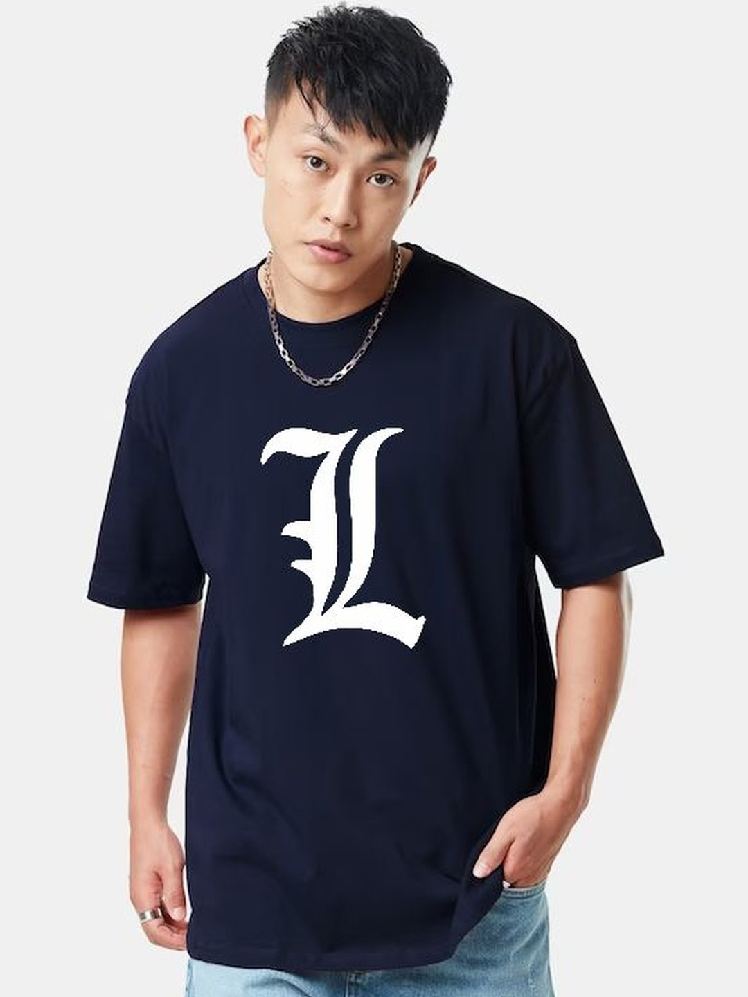 Organic Chics Typography Printed Pure Cotton Oversized Anti Odour T-shirt