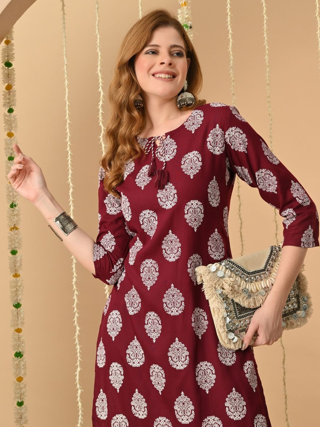 SK-25-MAGENTA-DORI-KURTA