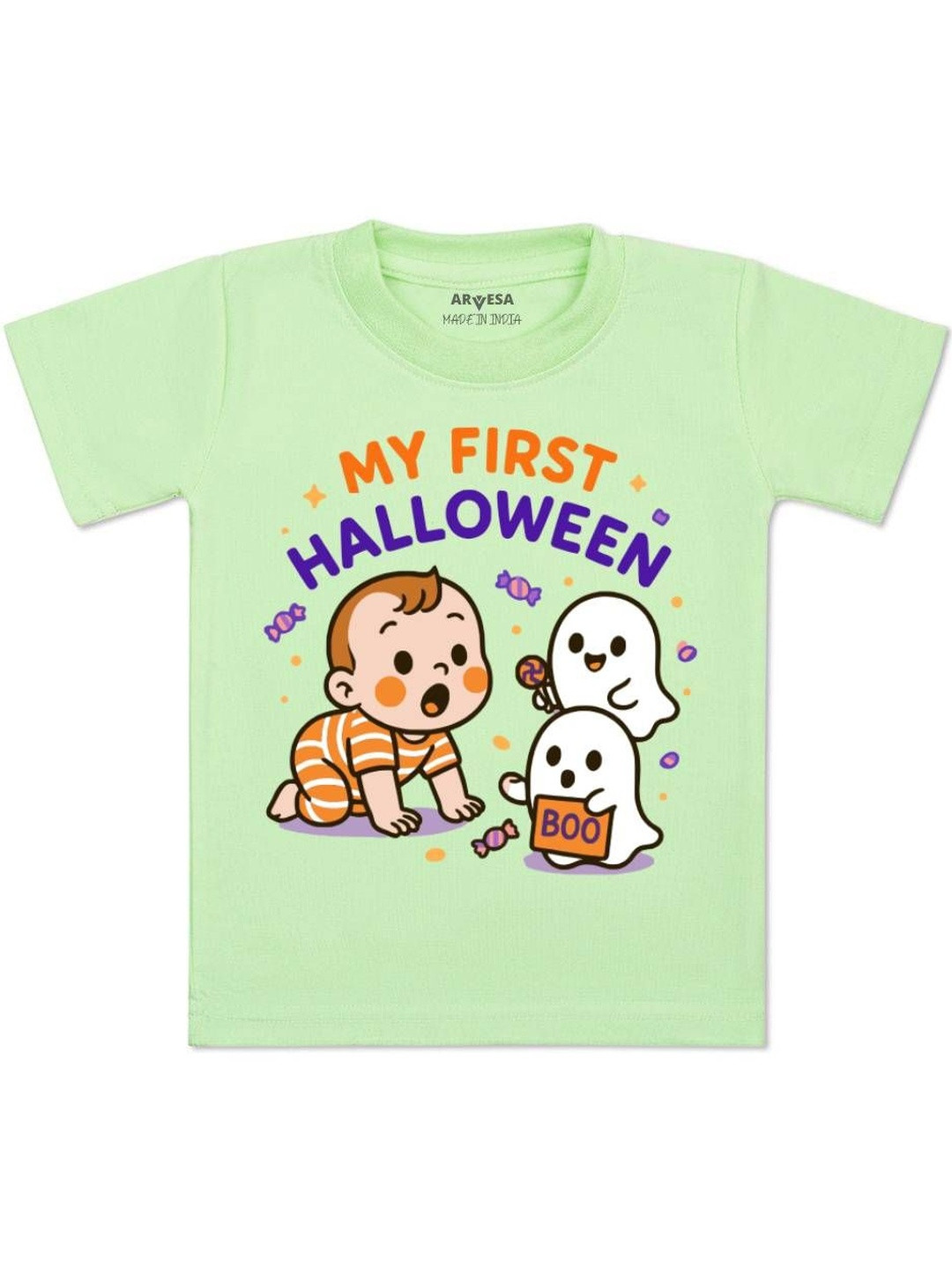 My First HalloweenPrinted Kids Tshirt