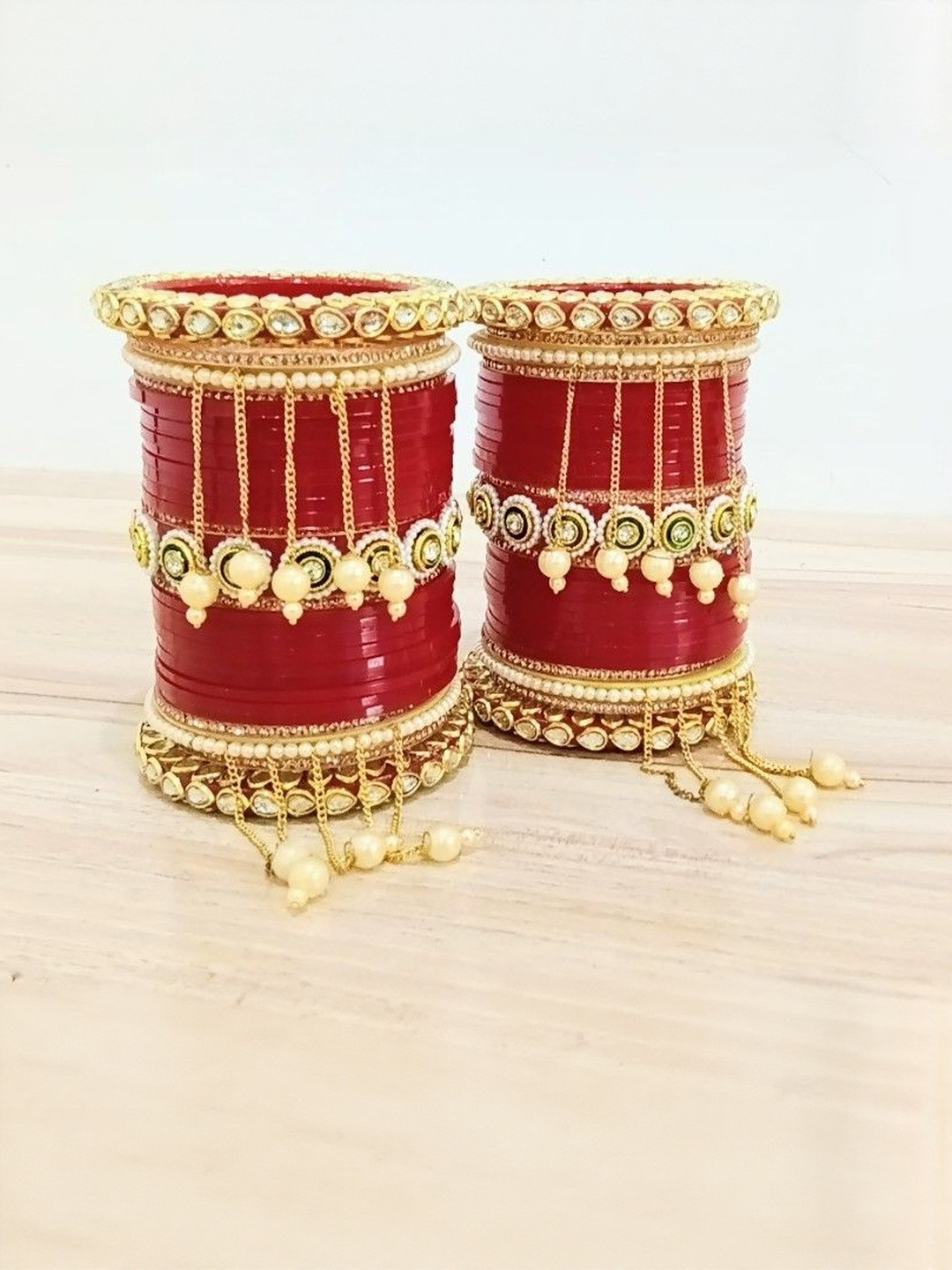 NASEEM BANGLES Women Red Bangle