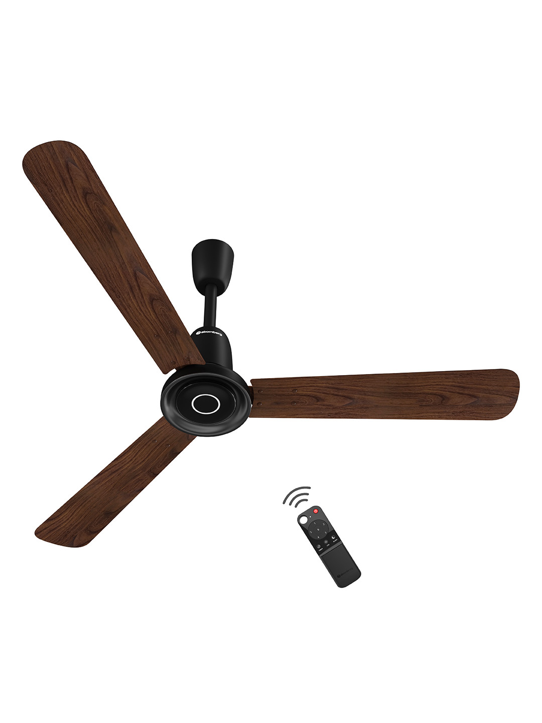 Atomberg Studio Nexus Dark walnut 1200mm BLDC Smart Ceiling Fan with IoT & Remote Control