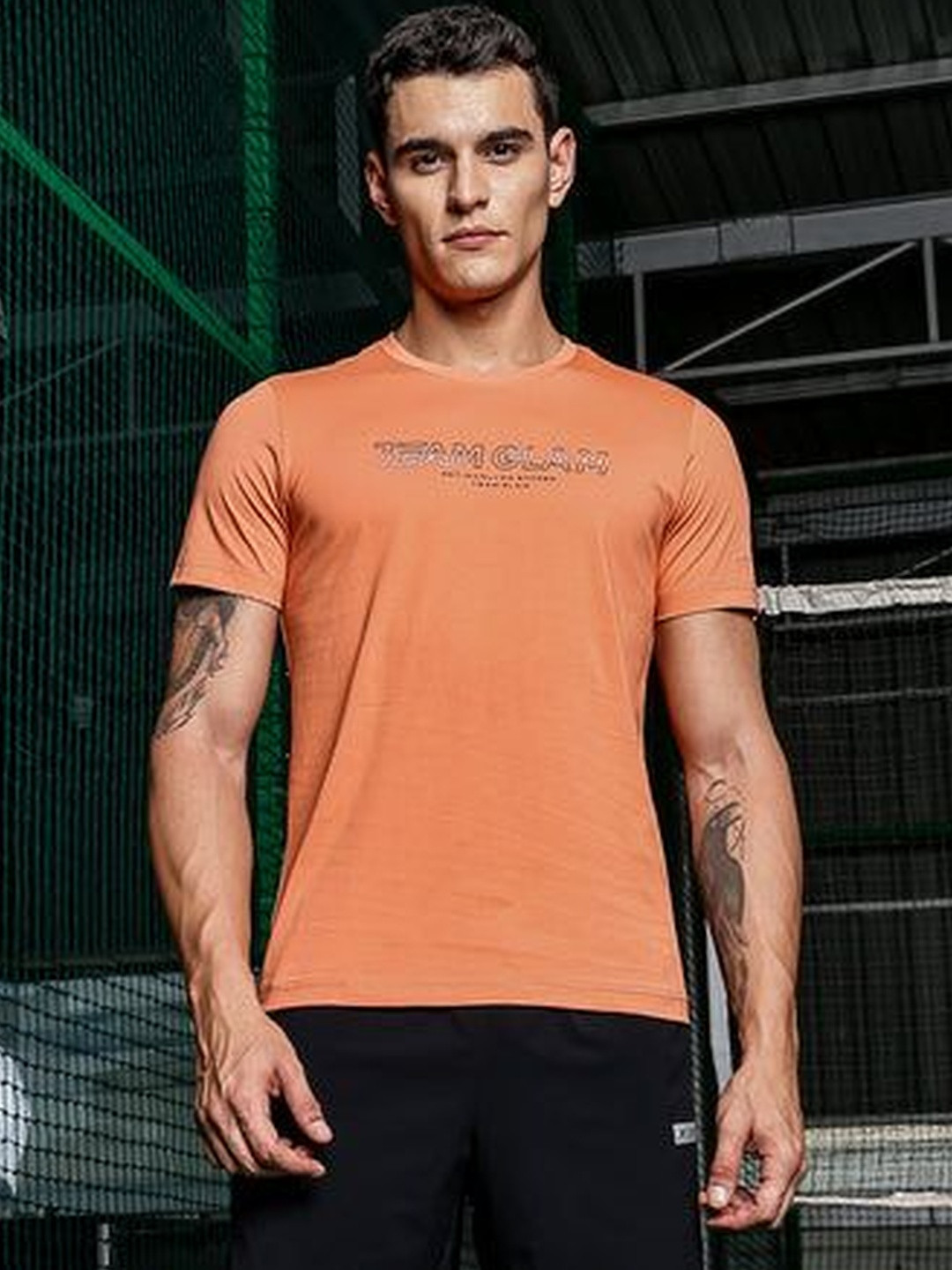 Xtep Men Motion Dry Performance Running Cotton Lightweight T-shirt