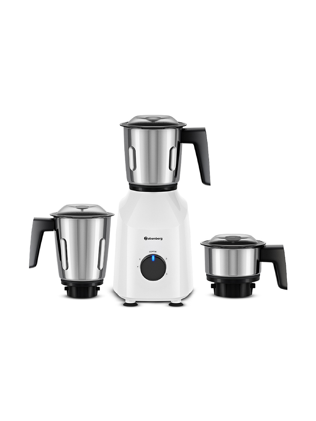 Atomberg Xiana Snow White 750 Watt 3 Multipurpose Stainless Steel Jars Mixer Grinder
