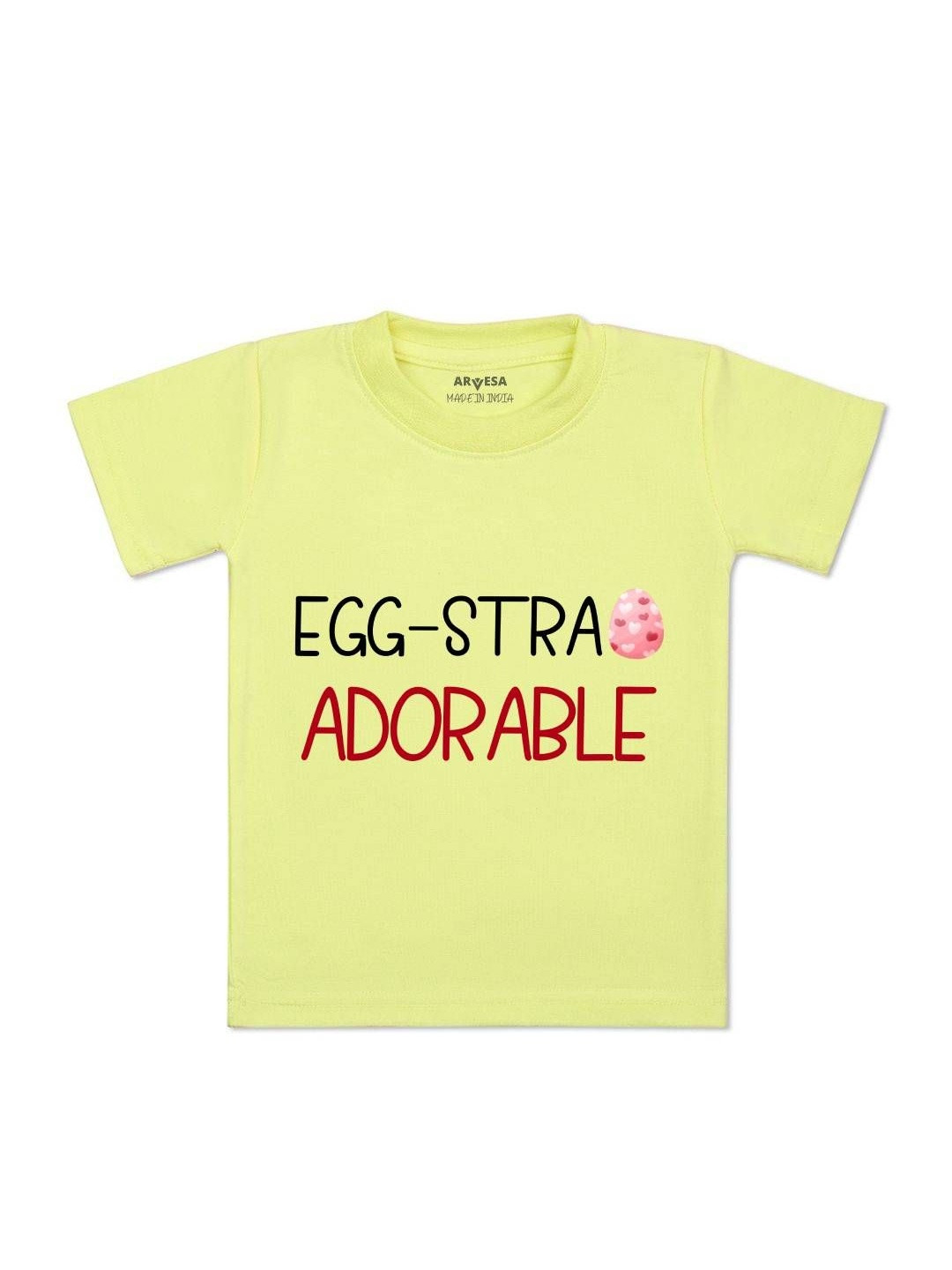 Egg-Stra Adorable Printed Kids Tshirt