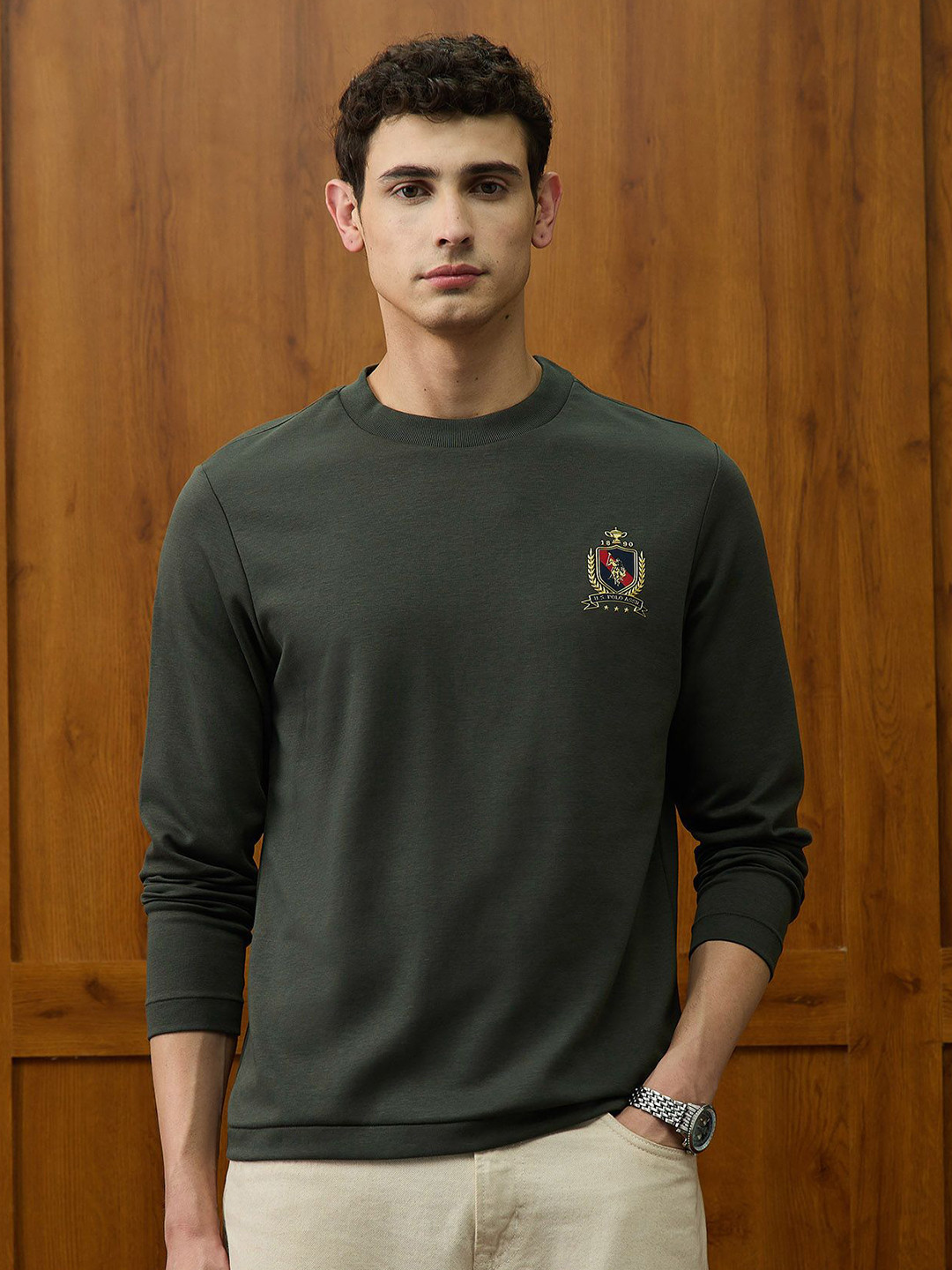 U.S. Polo Assn. Varsity Theatre Round Neck Casual T-shirt