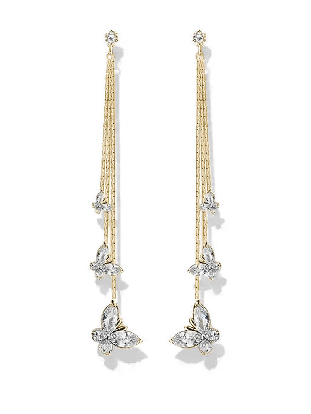 FIMBUL Women Geometric Butterfly Dangler Drop Earrings