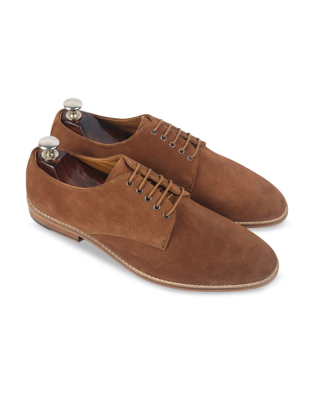 DANZIO Men Round Toe Lace Ups Massage Footbed Chukka or Desert Boots Derbys