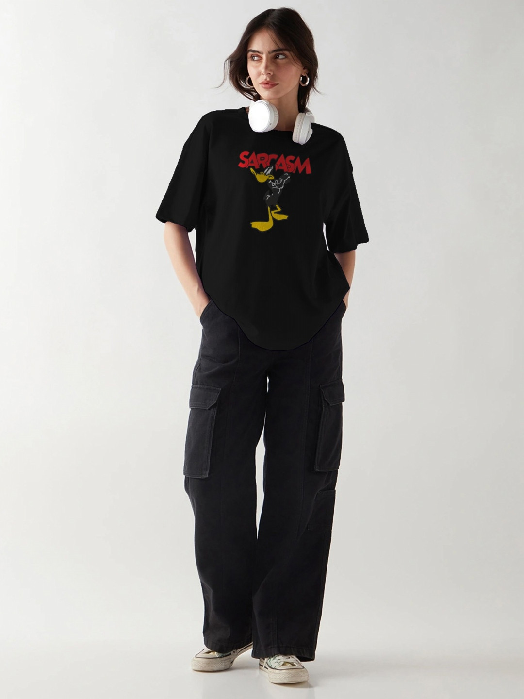 TOGS & TERRE Looney Tunes Printed Round Neck Organic Cotton T-shirt