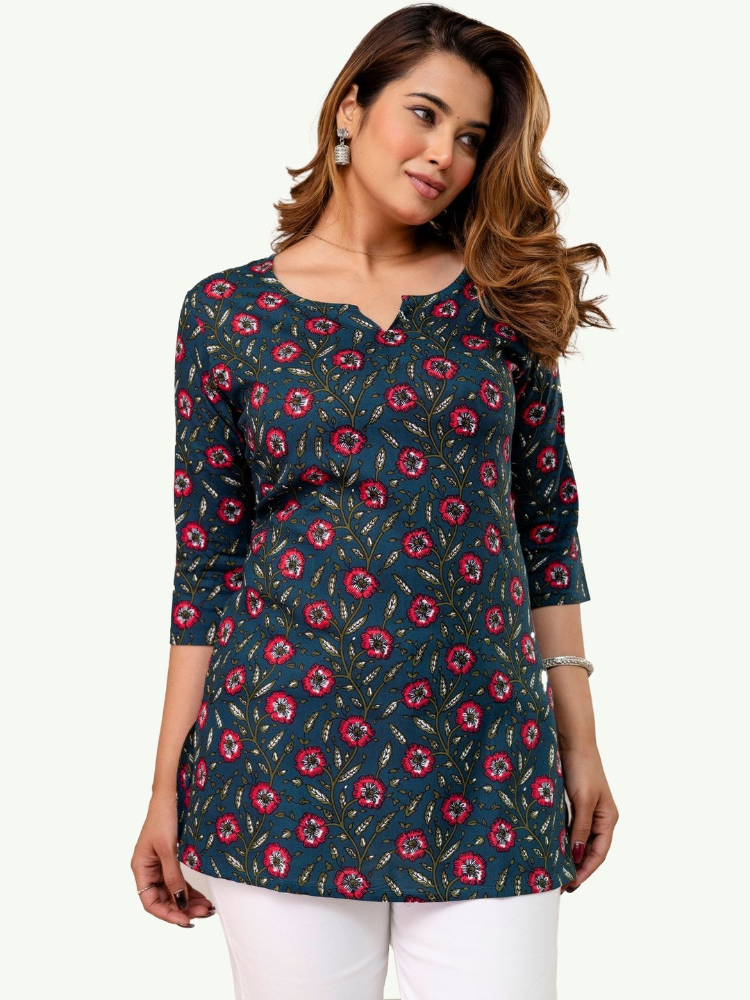 Rayon women's Short Kurta