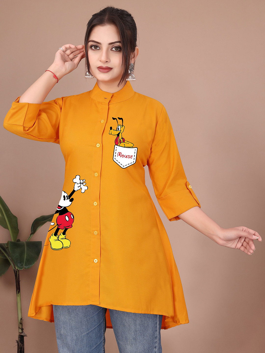 SHREEZON Women Printed Ethnic Tunic