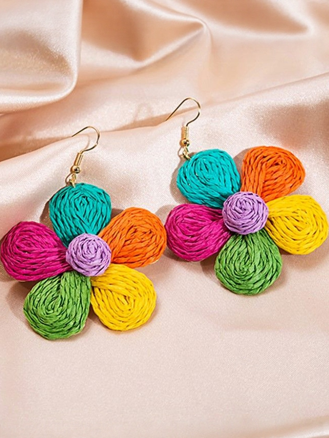 Big Flower Korean Earrings