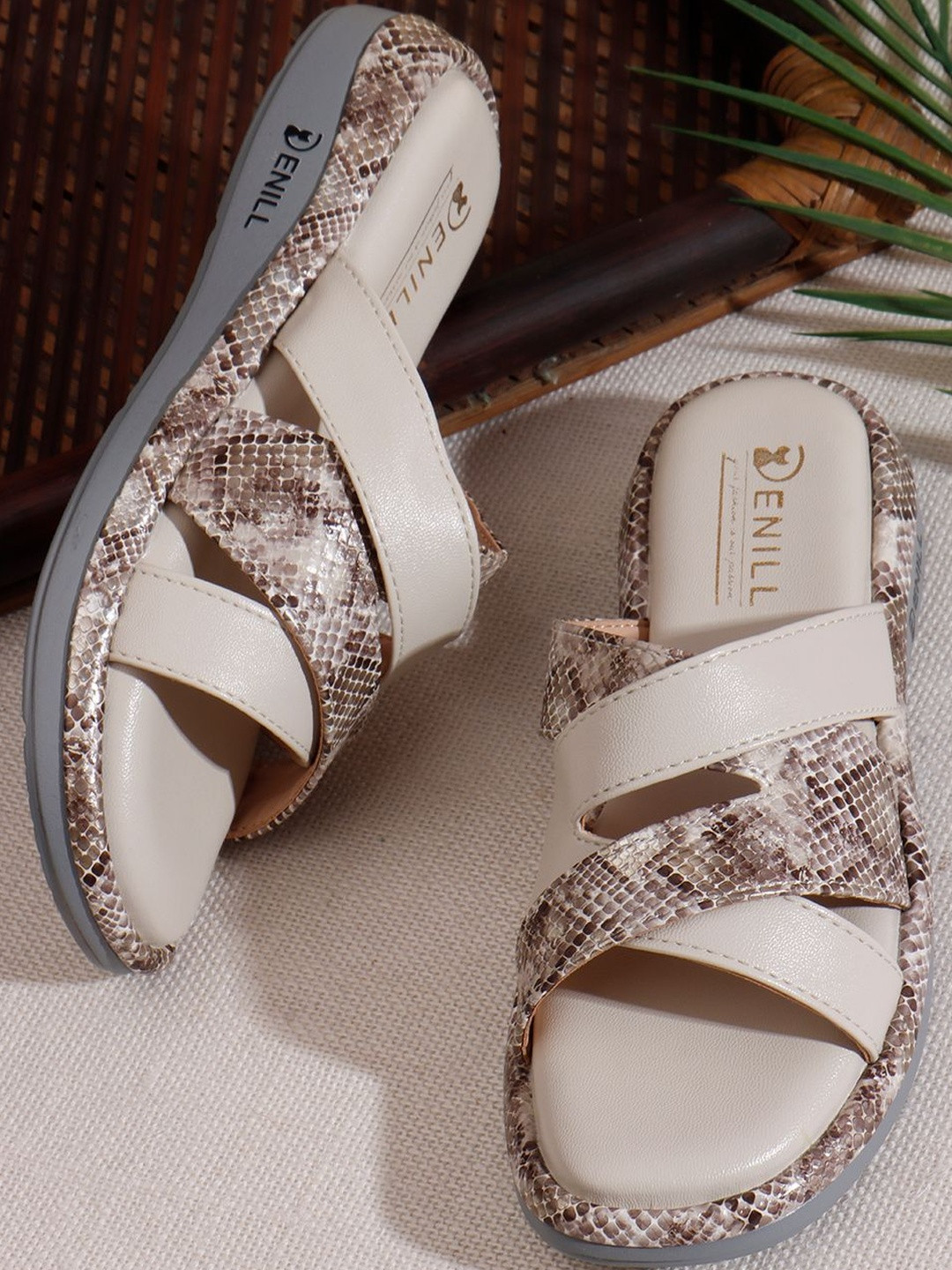 Denill Women Platform Slip-On Sandals