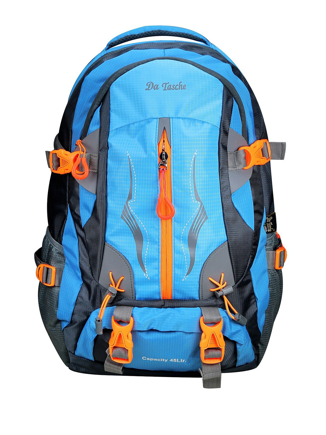 DATASCHE Unisex Colourblocked Large Backpack with Compression Straps