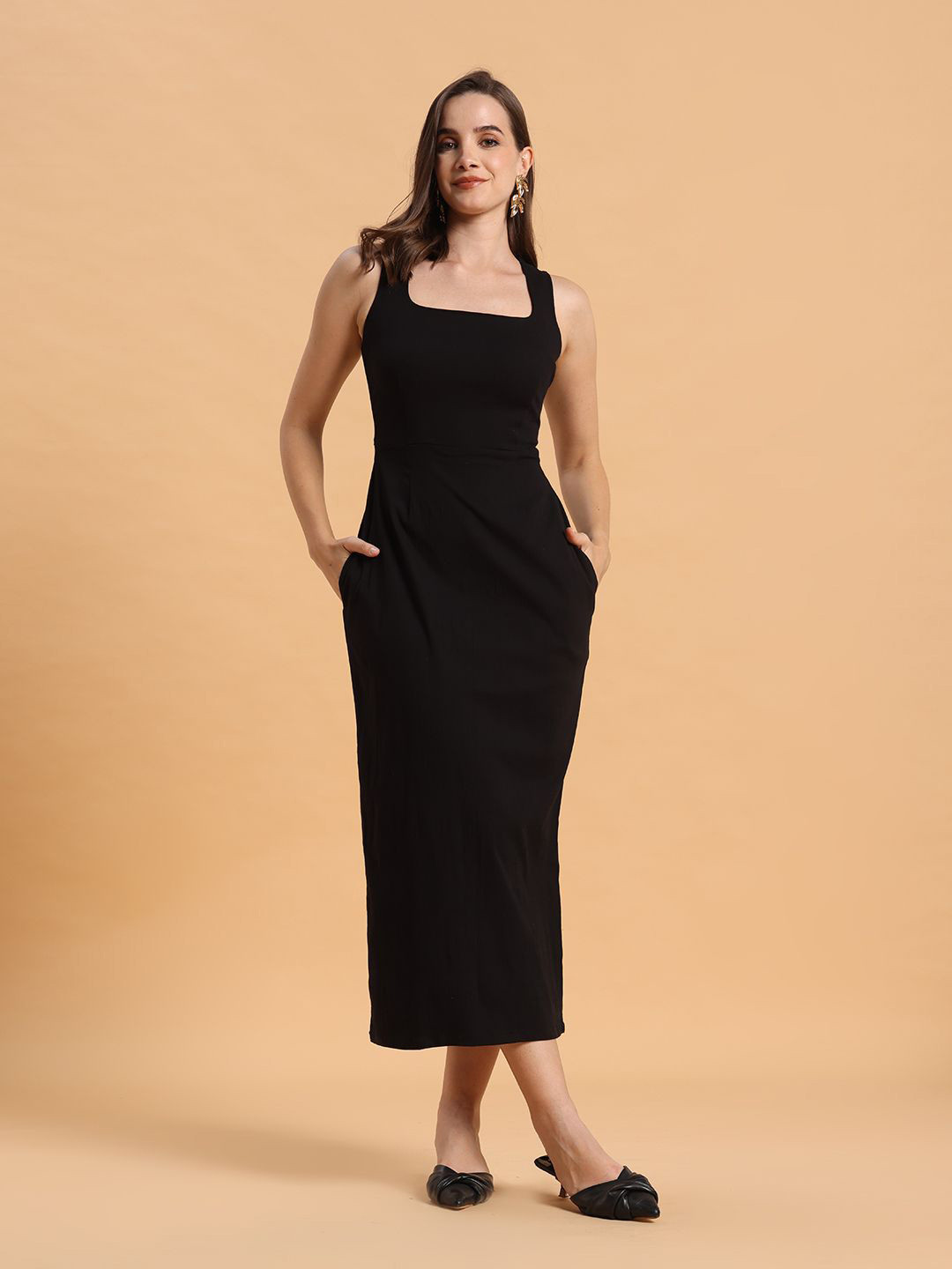 AKANYA Viviam Women Sheath Midi Dress