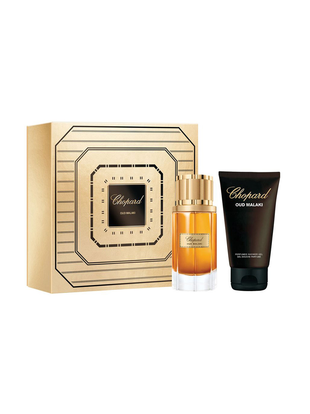Chopard Set Of 2 Oud Malaki Eau De Parfum - 80 ml With Shower Gel - 150 ml