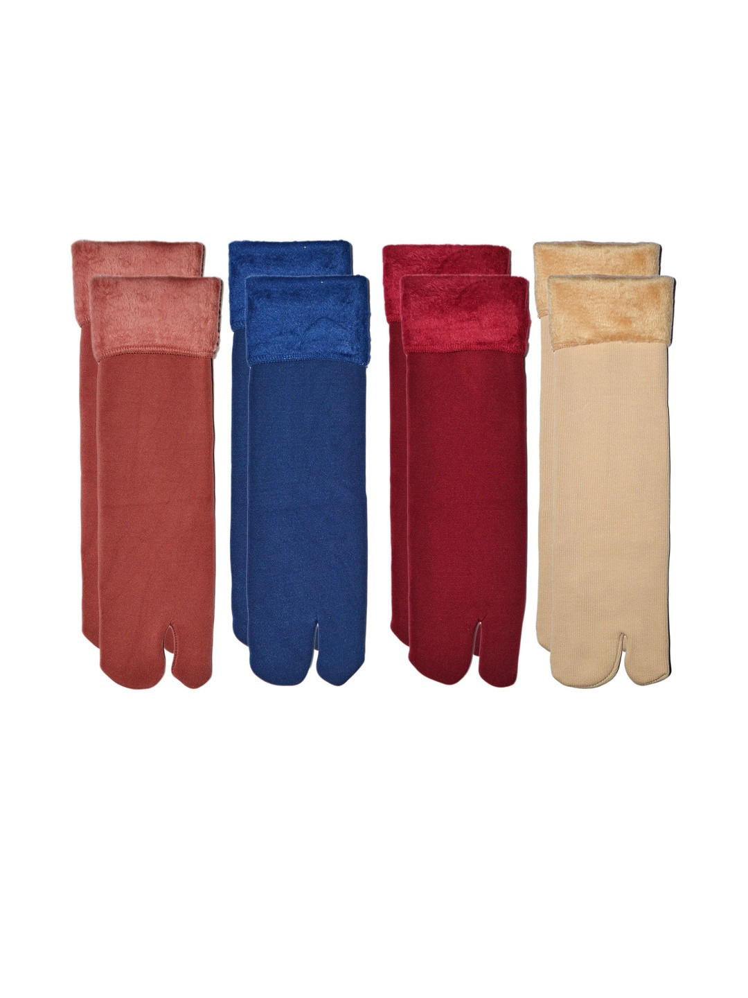 ME Stores Women Pack of 4 Thermal Toe Socks