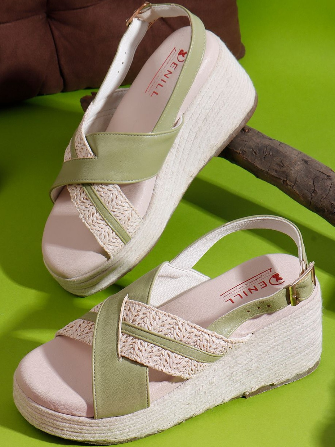 Denill Women Pista Platform Backstrap Heels
